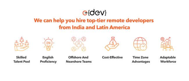 Hire Top-tier Remote Developers From India and Latin America